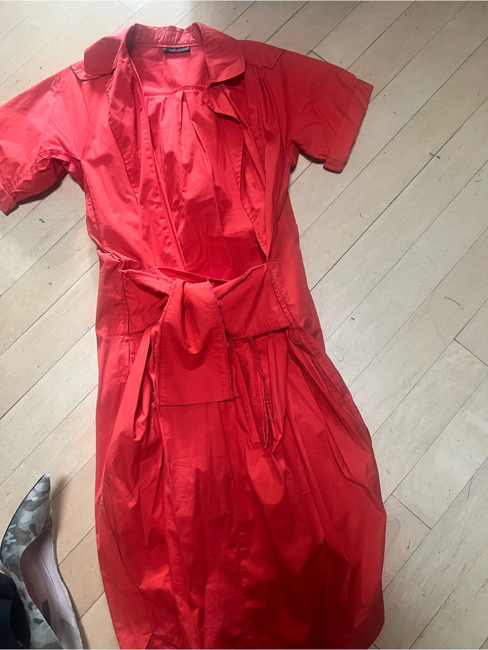 Donna Karan collection size 6 shirt dress midi